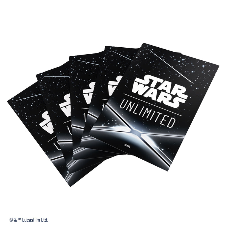 Load image into Gallery viewer, Star Wars: Unlimited Art Sleeves Card Back Black
