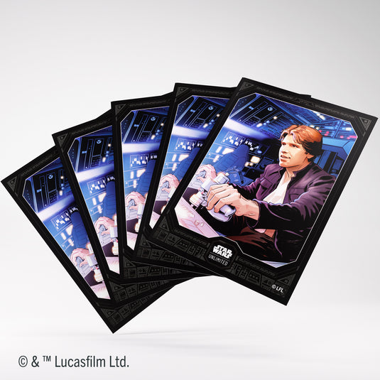 bicycle card sleeves Star Wars: Unlimited Premium Art Sleeve Han Solo – Asmodee USA