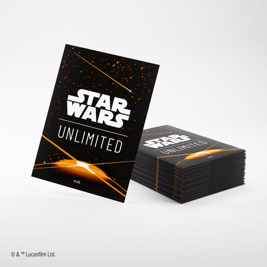 Star Wars: Unlimited Premium Art Sleeve Card Back Orange Star Wars: Unlimited Premium Art Sleeve Card Back Orange