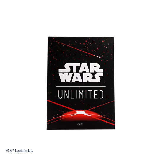 Star Wars: Unlimited Art Sleeves - Cardback Red
