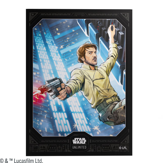 Star Wars: Unlimited Premium Art Sleeve - Cassian Andor Asmodee USA Star Wars: Unlimited Premium Art Sleeve - Cassian Andor Asmodee USA