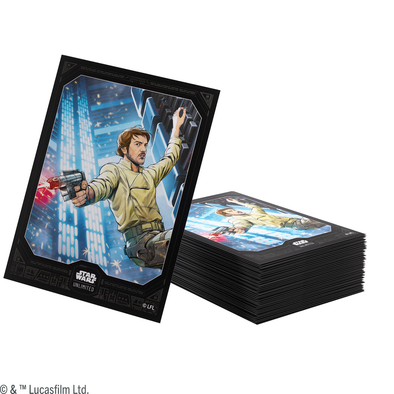 Load image into Gallery viewer, Star Wars: Unlimited Premium Art Sleeve - Cassian Andor
