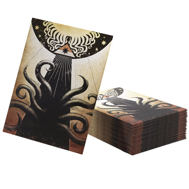 Arkham Horror: Encounter Art Sleeves - view of card sleeves with a fantasy design featuring tentacles.