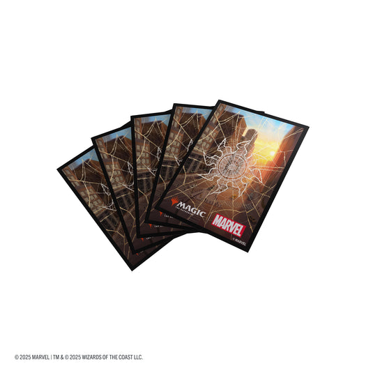 Magic: The Gathering | Marvel's Spider-Man Premium Art Sleeves - Spide Asmodee USA Magic: The Gathering | Marvel's Spider-Man Premium Art Sleeves - Spide Asmodee USA