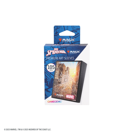 Magic: The Gathering | Marvel's Spider-Man Premium Art Sleeves - Spider-Man Plains