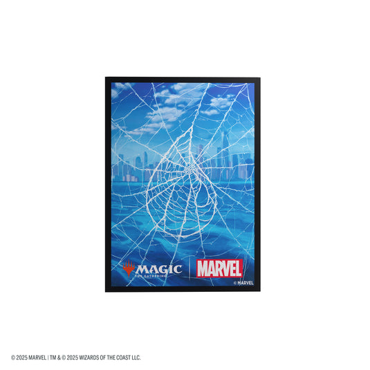 Magic: The Gathering | Marvel's Spider-Man Premium Art Sleeves - Spider-Man Island