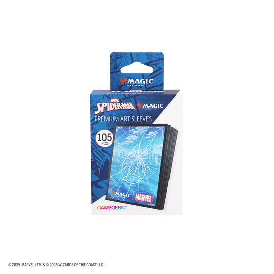 Magic: The Gathering | Marvel's Spider-Man Premium Art Sleeves - Spide Asmodee USA Magic: The Gathering | Marvel's Spider-Man Premium Art Sleeves - Spide Asmodee USA