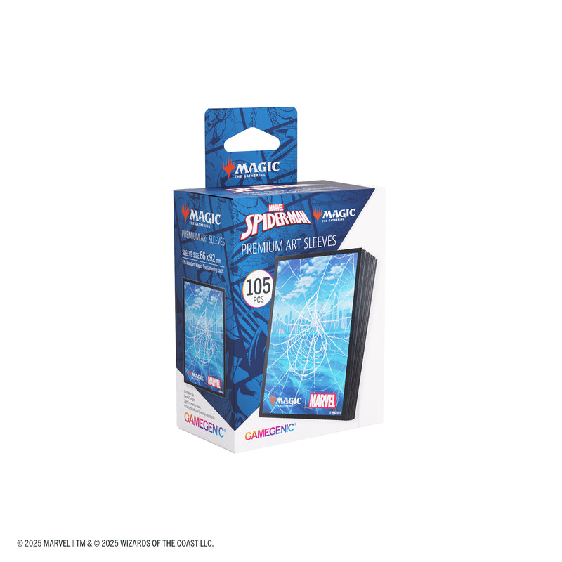 Load image into Gallery viewer, Magic: The Gathering | Marvel&#39;s Spider-Man Premium Art Sleeves - Spider-Man Island
