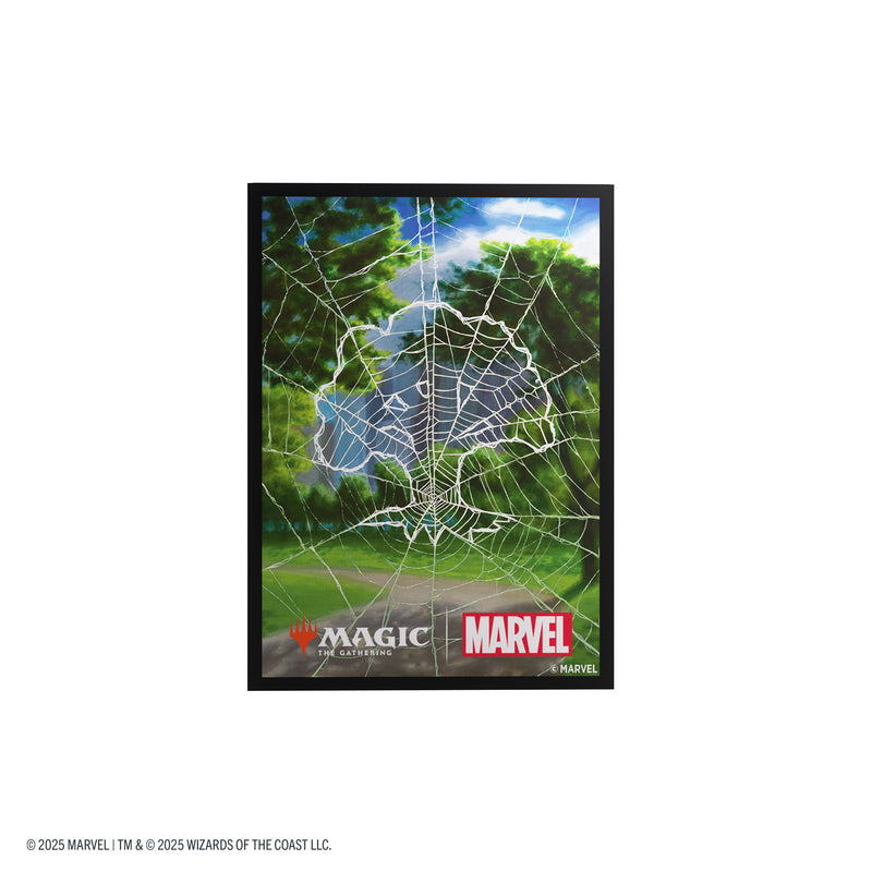 Load image into Gallery viewer, Magic: The Gathering | Marvel&#39;s Spider-Man Premium Art Sleeves - Spider-Man Forest
