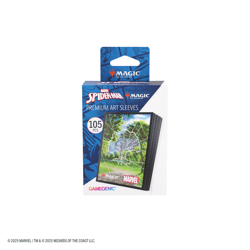 Load image into Gallery viewer, Magic: The Gathering | Marvel&#39;s Spider-Man Premium Art Sleeves - Spider-Man Forest

