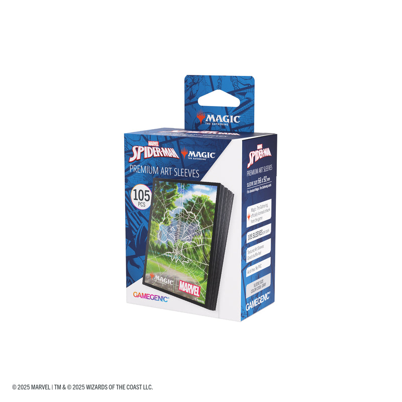Load image into Gallery viewer, Magic: The Gathering | Marvel&#39;s Spider-Man Premium Art Sleeves - Spider-Man Forest
