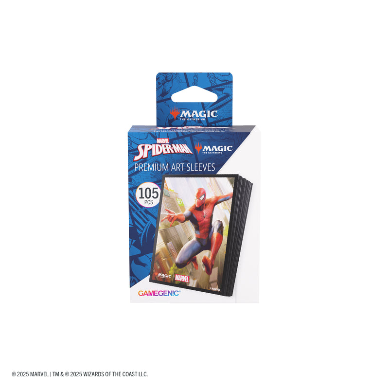 Load image into Gallery viewer, Magic: The Gathering | Marvel&#39;s Spider-Man Premium Art Sleeves - Spider-Man
