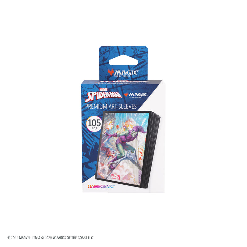Load image into Gallery viewer, Magic: The Gathering | Marvel&#39;s Spider-Man Premium Art Sleeves - Green Goblin
