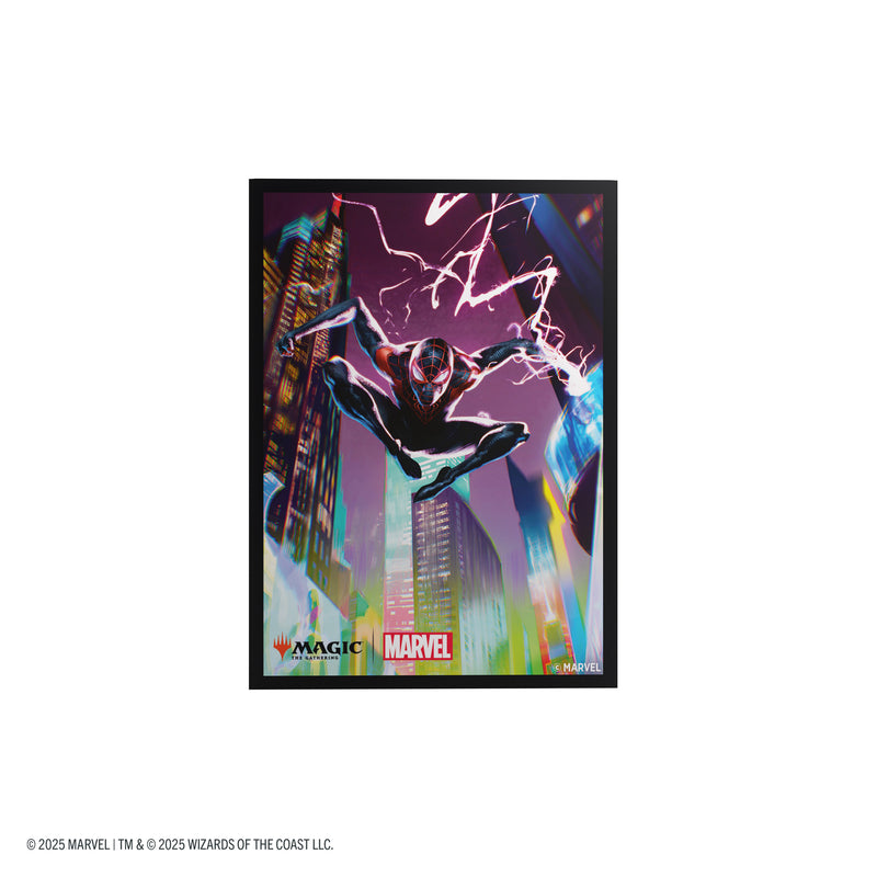 Load image into Gallery viewer, Magic: The Gathering | Marvel&#39;s Spider-Man Premium Art Sleeves - Spider-Man Miles Morales
