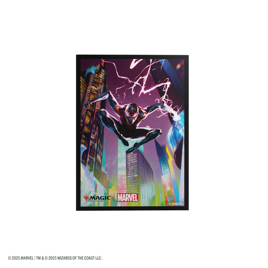 Magic: The Gathering | Marvel's Spider-Man Premium Art Sleeves - Spider-Man Miles Morales