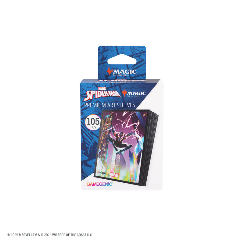 Load image into Gallery viewer, Magic: The Gathering | Marvel&#39;s Spider-Man Premium Art Sleeves - Spider-Man Miles Morales
