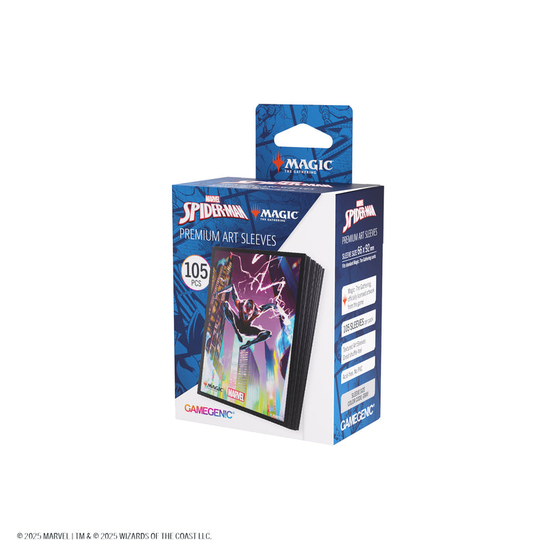 Load image into Gallery viewer, Magic: The Gathering | Marvel&#39;s Spider-Man Premium Art Sleeves - Spider-Man Miles Morales
