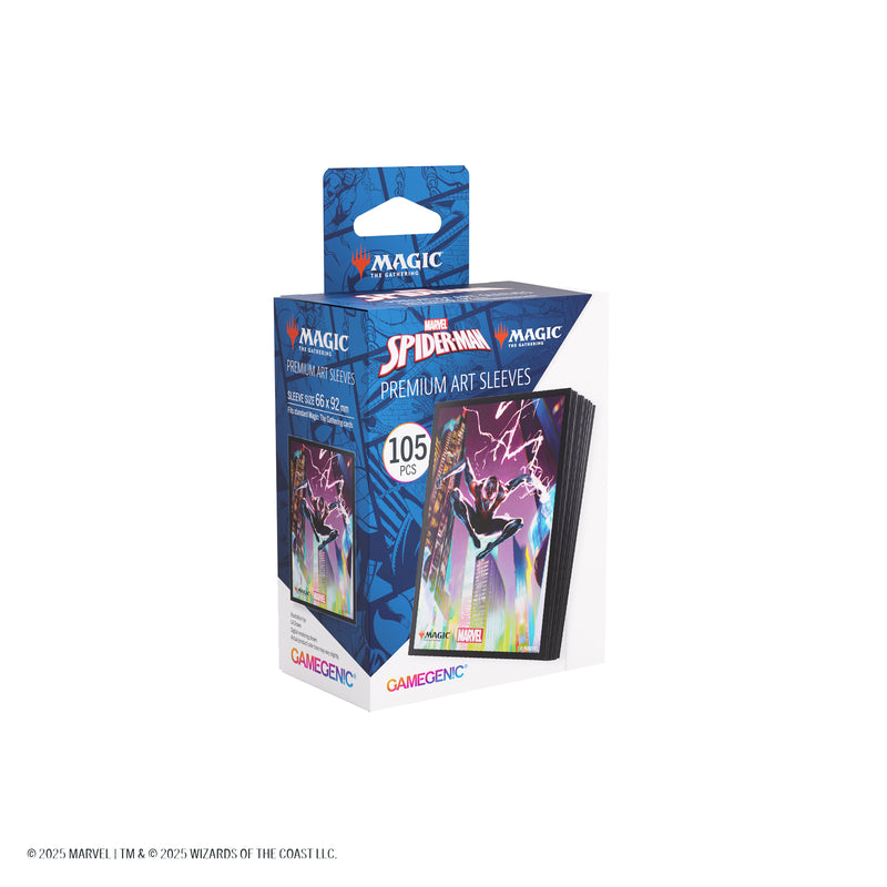 Load image into Gallery viewer, Magic: The Gathering | Marvel&#39;s Spider-Man Premium Art Sleeves - Spider-Man Miles Morales
