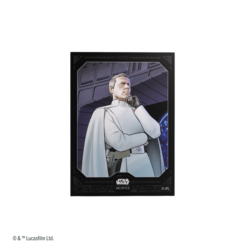Load image into Gallery viewer, Star Wars: Unlimited Premium Art Sleeves - Director Krennic - card sleeve with art of Director Krennic.
