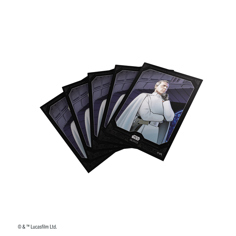 Load image into Gallery viewer, Star Wars: Unlimited Premium Art Sleeves - Director Krennic - fan or card sleeves with art of Director Krennic.

