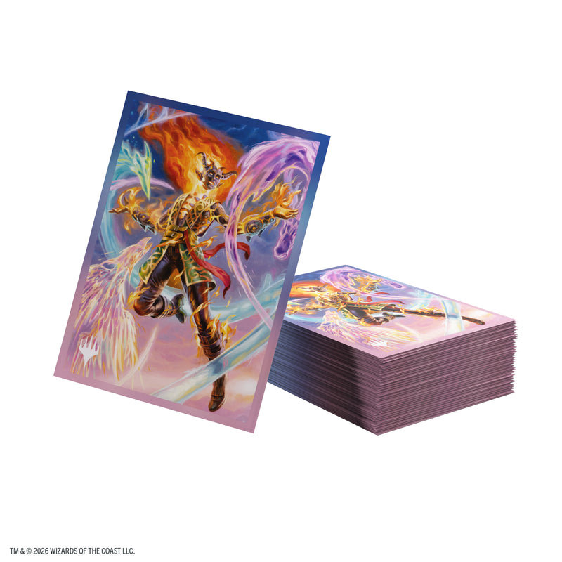 Load image into Gallery viewer, Magic: The Gathering | Lorwyn Eclipsed Premium Art Sleeves - Ashling, the Limitless
