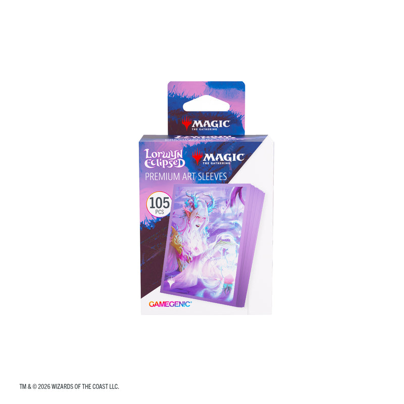 Magic: The Gathering | Lorwyn Eclipsed Premium Art Sleeves - Twilight Asmodee USA Magic: The Gathering | Lorwyn Eclipsed Premium Art Sleeves - Twilight Asmodee USA