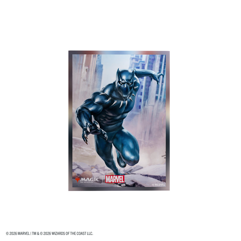 Load image into Gallery viewer, Magic: The Gathering | Marvel Super Heroes Premium Art Sleeves - Black Panther - Card Sleeve with art of Black Panther.

