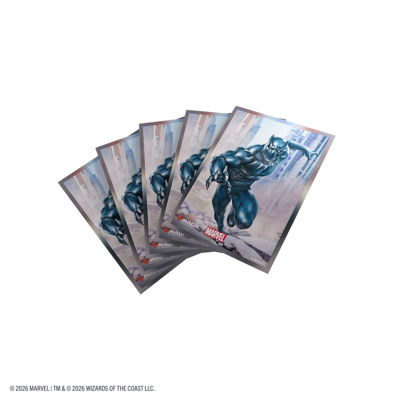 Load image into Gallery viewer, Magic: The Gathering | Marvel Super Heroes Premium Art Sleeves - Black Panther - Card Sleeves with art of Black Panther.
