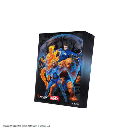 Magic: The Gathering | Marvel Super Heroes Premium Art Sleeves - The Fantastic Four - Card sleeves with art of the Fantastic Four.