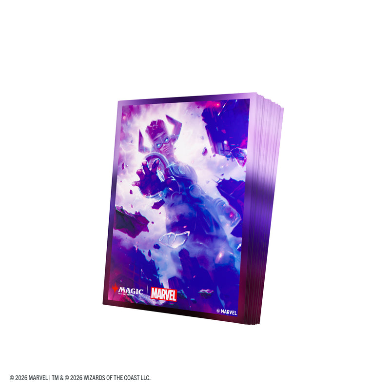 Load image into Gallery viewer, Magic: The Gathering | Marvel Super Heroes Premium Art Sleeves - Galactus Token - Card sleeves with art of Galactus.
