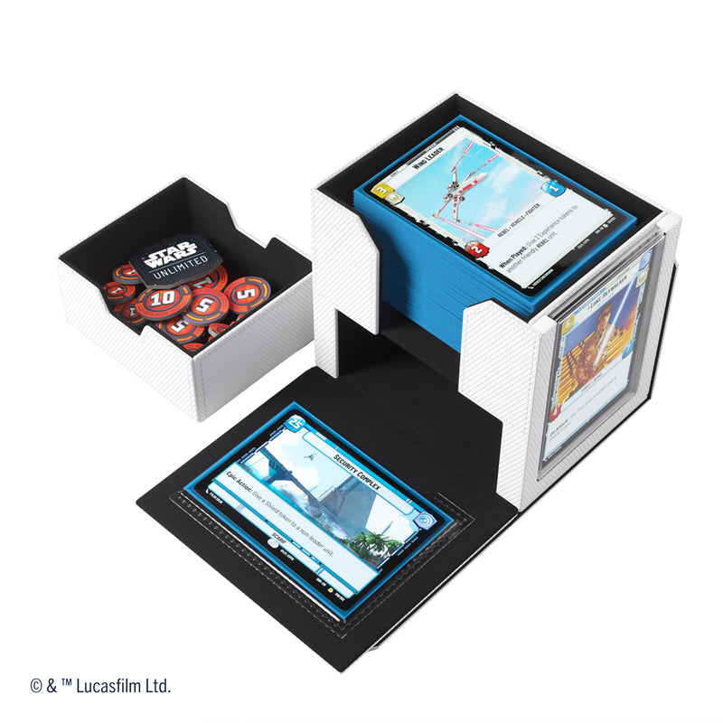 Load image into Gallery viewer, Star Wars: Unlimited Deck Pod - White/Black
