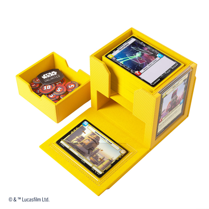 Asmodee Gamegenic - Star Wars Unlimited Deck Pod White/Black - Jeux de société - Jeux de Cartes - Accessoires et Fournitures pour Jeux de société - Matériel de Protection Asmodee Gamegenic - Star Wars Unlimited Deck Pod White/Black - Jeux de société - Jeux de Cartes - Accessoires et Fournitures pour Jeux de société - Matériel de Protection