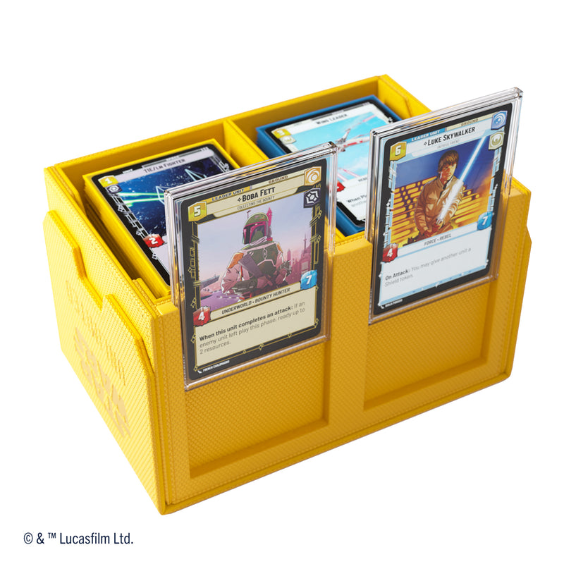 Star Wars: Unlimited Double Deck Pod - Yellow Asmodee USA Star Wars: Unlimited Double Deck Pod - Yellow Asmodee USA