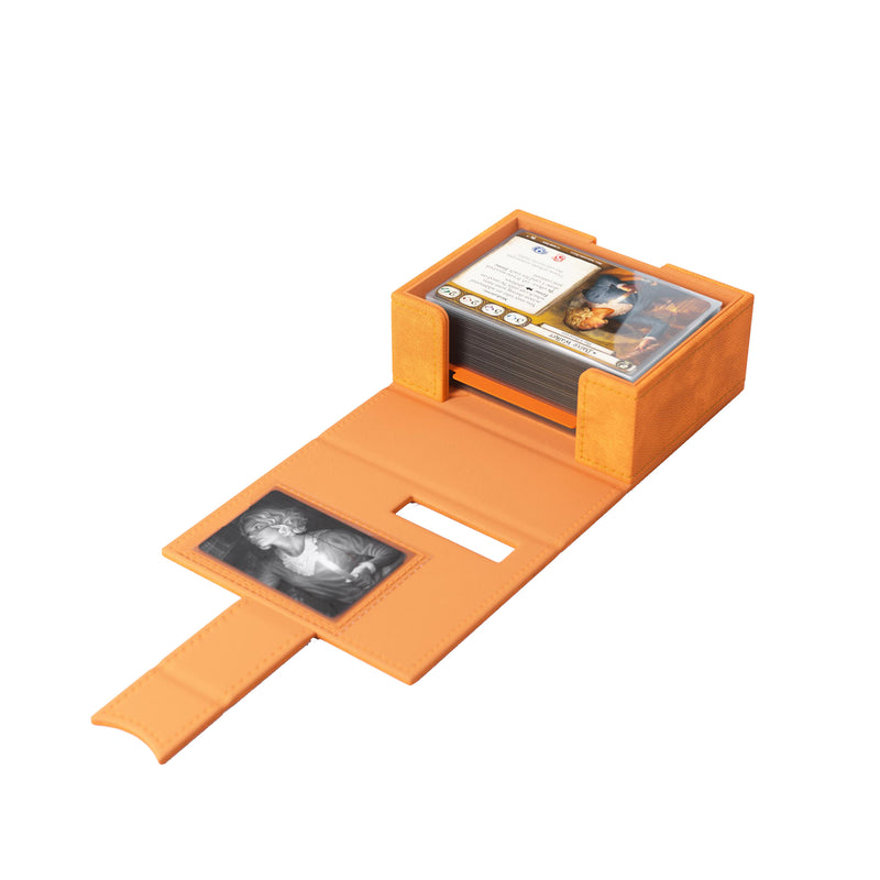 Load image into Gallery viewer, Arkham Horror Investigator Deck Tome Seeker (Orange)

