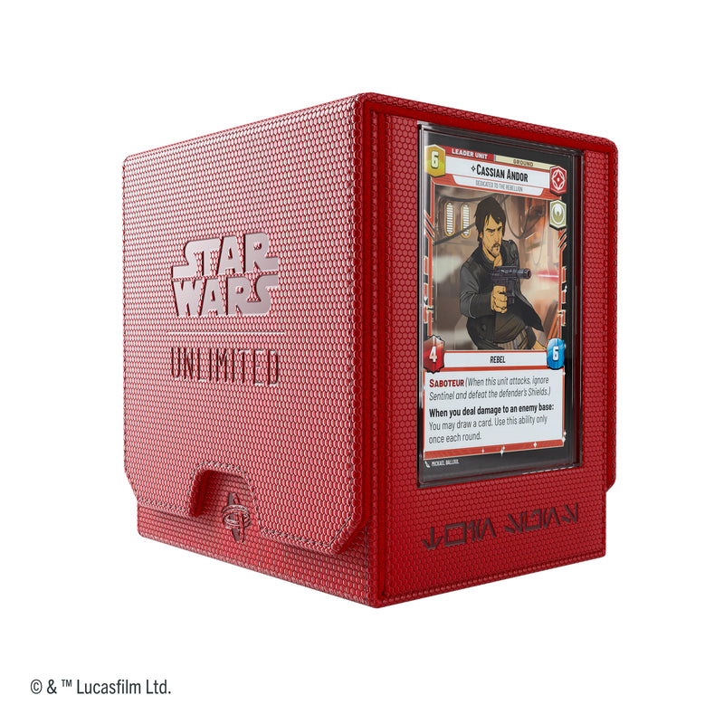 Load image into Gallery viewer, Star Wars: Unlimited Twin Suns Deck Pod Red
