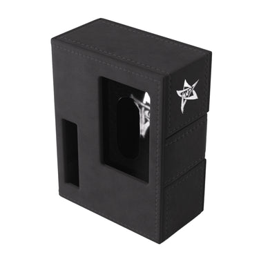 Black Arkham Horror Deck Tome with a silver star on the side of the box on a white background