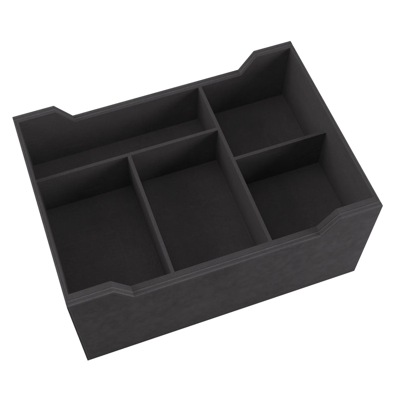 Load image into Gallery viewer, Image of Arkham Horror: Game Night Chest black interior storage compartment with divided sections
