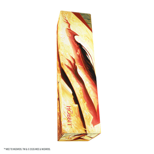 Magic: The Gathering | The Hobbit Treasure Trove - The Treasure of Smaug - View of top of storage box featuring art of Smaug. 