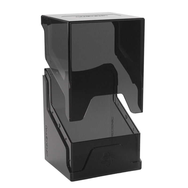 Load image into Gallery viewer, Bastion 80+ XL Black - View of deck box showing how it divides in two. 
