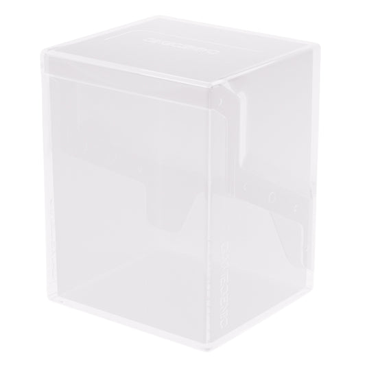 Bastion 80+ XL White - View of back of deck box with Gamegenic branding.