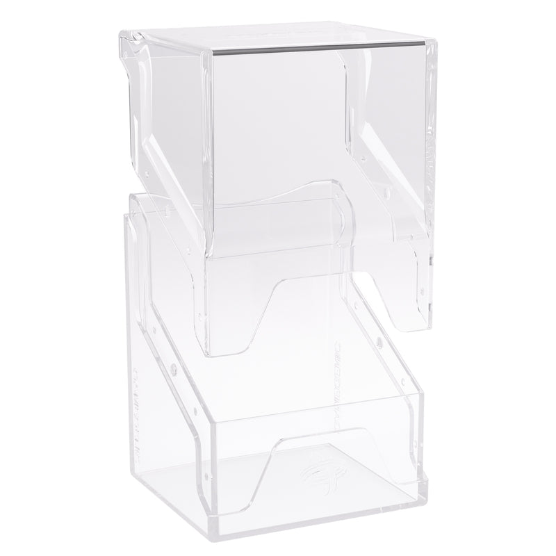 Load image into Gallery viewer, Bastion 80+ XL Clear - View of deck box showing how it divides in two.
