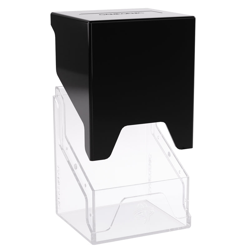 Load image into Gallery viewer, Bastion 80+ XL Black/Clear - View of deck box showing how it divides in two.
