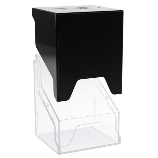 Bastion 80+ XL Black/Clear - View of deck box showing how it divides in two.