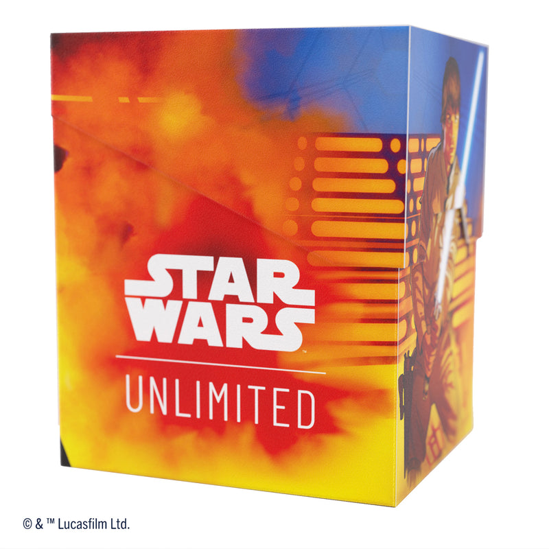 Load image into Gallery viewer, Star Wars: Unlimited Soft Crate - Luke/Vader
