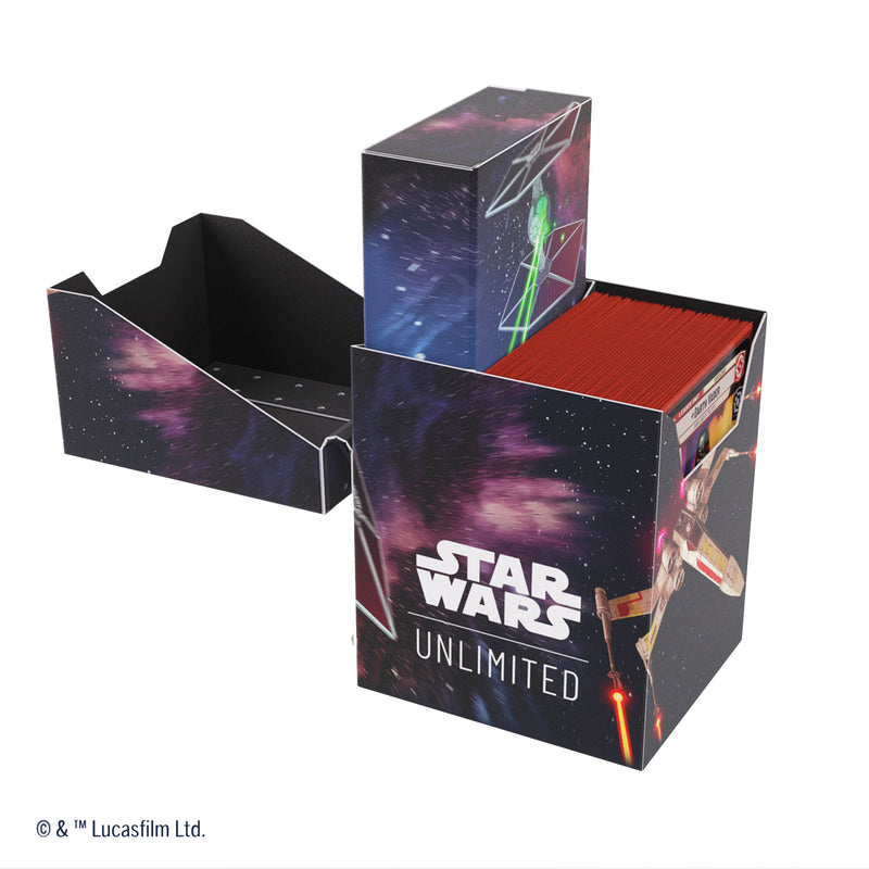 Load image into Gallery viewer, Star Wars: Unlimited Soft Crate - X-Wing/TIE Fighter
