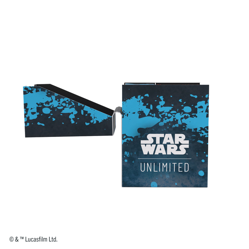 Load image into Gallery viewer, Star Wars: Unlimited Soft Crate - C-3PO/R2-D2 side of box with Star Wars Unlimited logo
