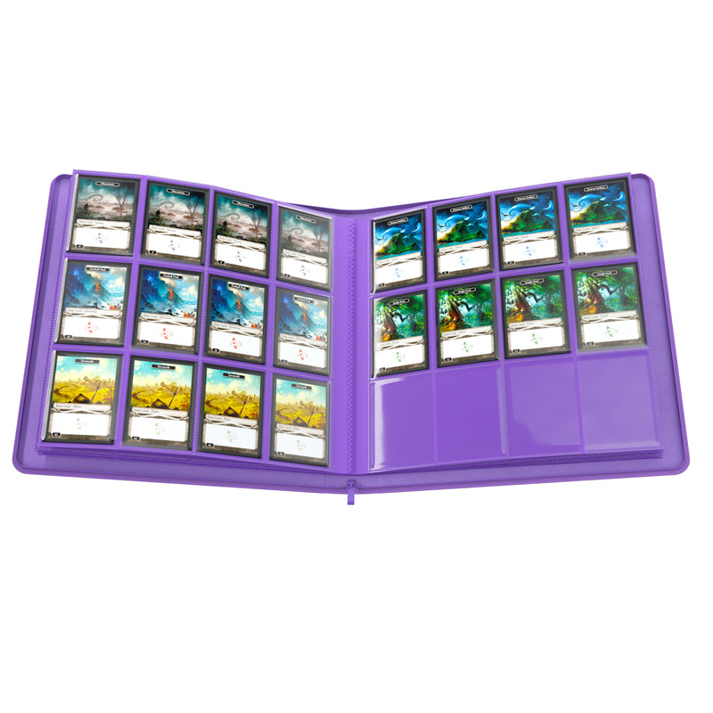 Load image into Gallery viewer, Zip-Up Album 24-Pocket Purple
