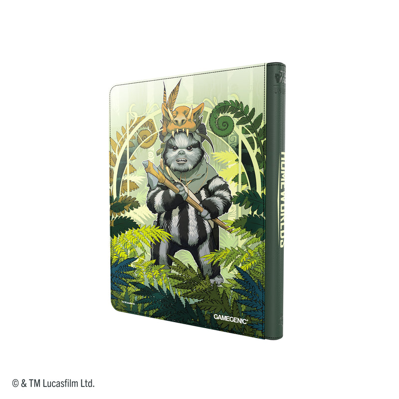 Load image into Gallery viewer, Star Wars: Unlimited Zip-Up Album 18-Pocket - The First Legion &amp; Teebo - Back of album featuring art of Teebo. 
