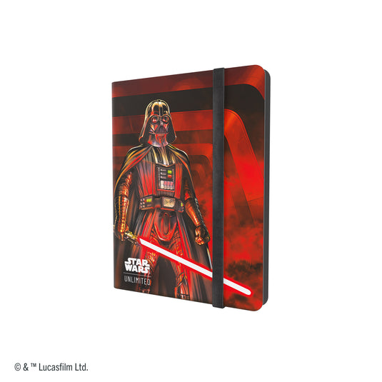 Star Wars: Unlimited 18-Pocket Album - Darth Vader Unstoppable front of album with art of Darth Vader