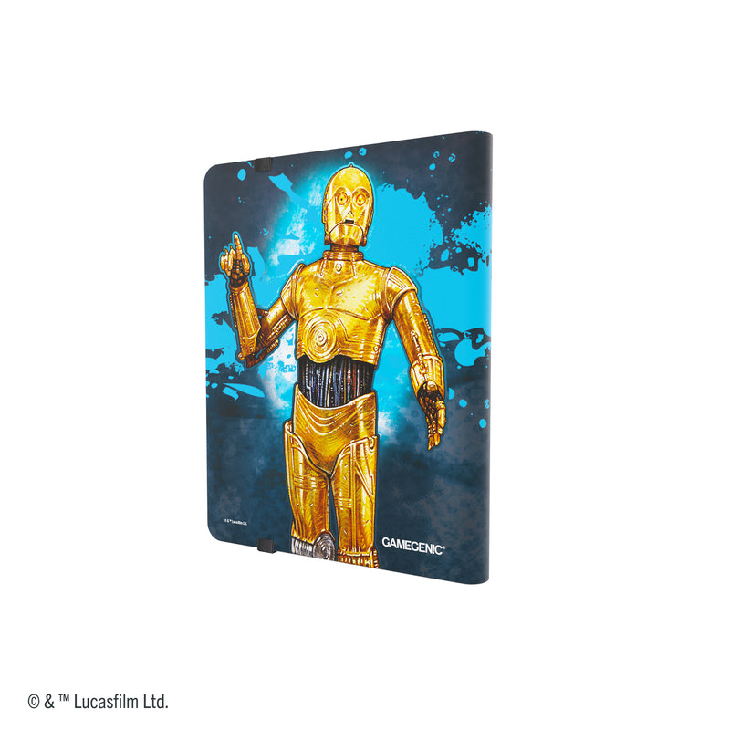 Load image into Gallery viewer, Star Wars: Unlimited 18-Pocket Album - C-3PO/R2-D2 back of album featuring art of C-3PO
